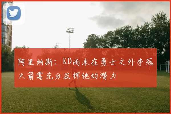 阿里纳斯：KD尚未在勇士之外夺冠火箭需充分发挥他的潜力